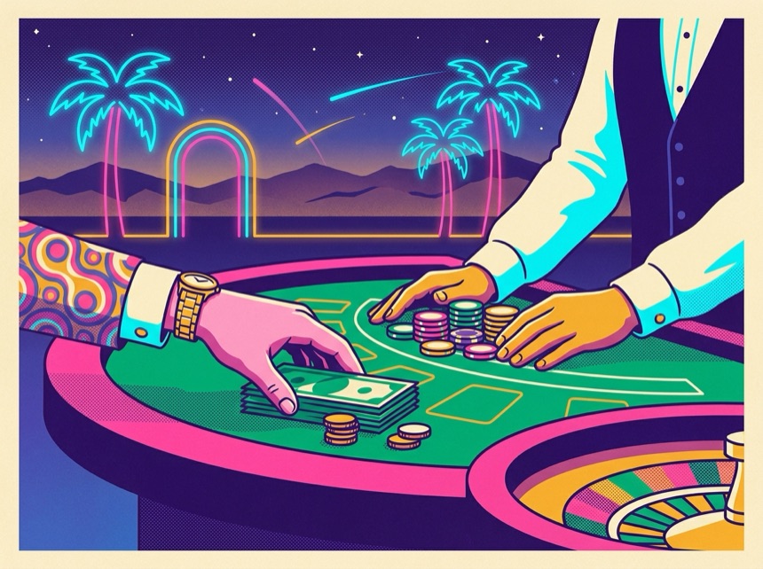 Cash, chips and the cage
