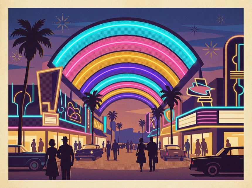 Fremont Street Experience & Viva Vision