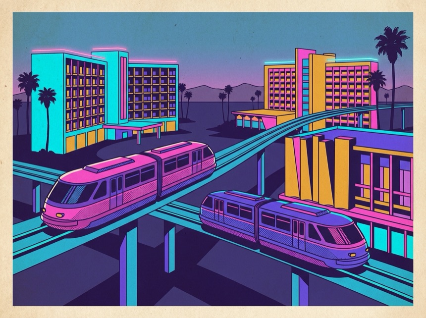The free hotel trams